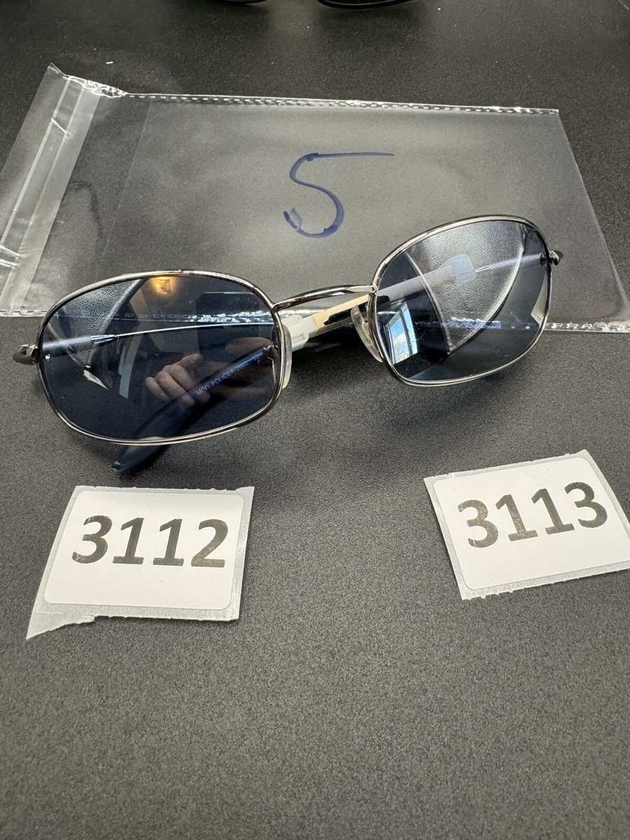 レイバン VINTAGE POLICE 2686 GUNMETAL PILOT SUNGLASSES MADE IN ITALY Silver