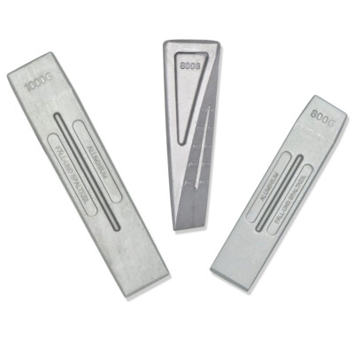 3x Fällkeil Forstkeil Spaltkeil 800g 1000g 800g Drehspaltkeil Set felling wedge