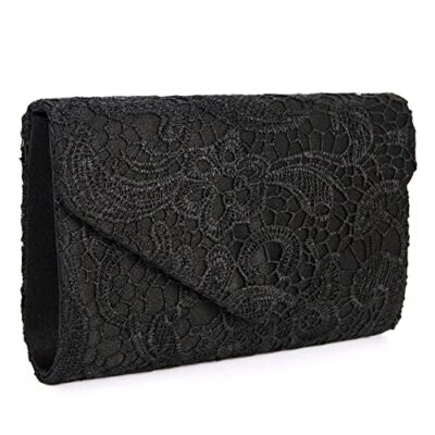 Evening Bag Lace Clutch Purse for Women Formal Envelope Wedding Cocktail Party