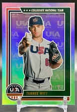 2022 Panini Stars and Stripes #41 Tanner Witt USA Team Gold Longevity 1/25