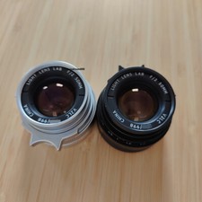 Light Lens Lab 50mm F2 Lens Silver Black Chrome Leica L39 Mount Lens New in Box