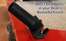 Fishing Rod Holder Cleat Mount in Seconds on Dock or Boat NO clamps or drilling