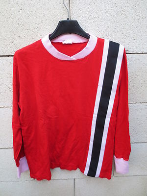 VINTAGE Maillot basket ADIDAS débardeur porté n°7 femme rouge shirt