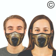 Bear couples matching face masks - couple face mask   2 pcs 
