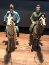 Lone Ranger and Dale Evans Hartland toys
