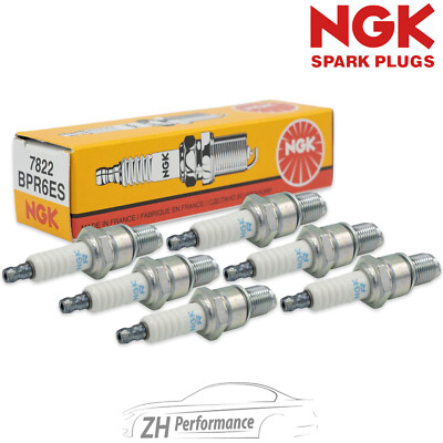 6x NGK 7822 BPR6ES Zündkerze für BMW 3er E30 Fiat Spider Alfa Romeo Ford Honda