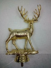 Lot of 2 Buck Antler Deer Plastic Trophy Topper Top Hunter Award Best 1st 