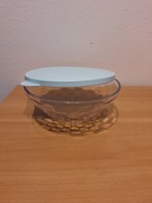 Tupperware Diamant 600ml Schüssel mit Deckel, glasklar,