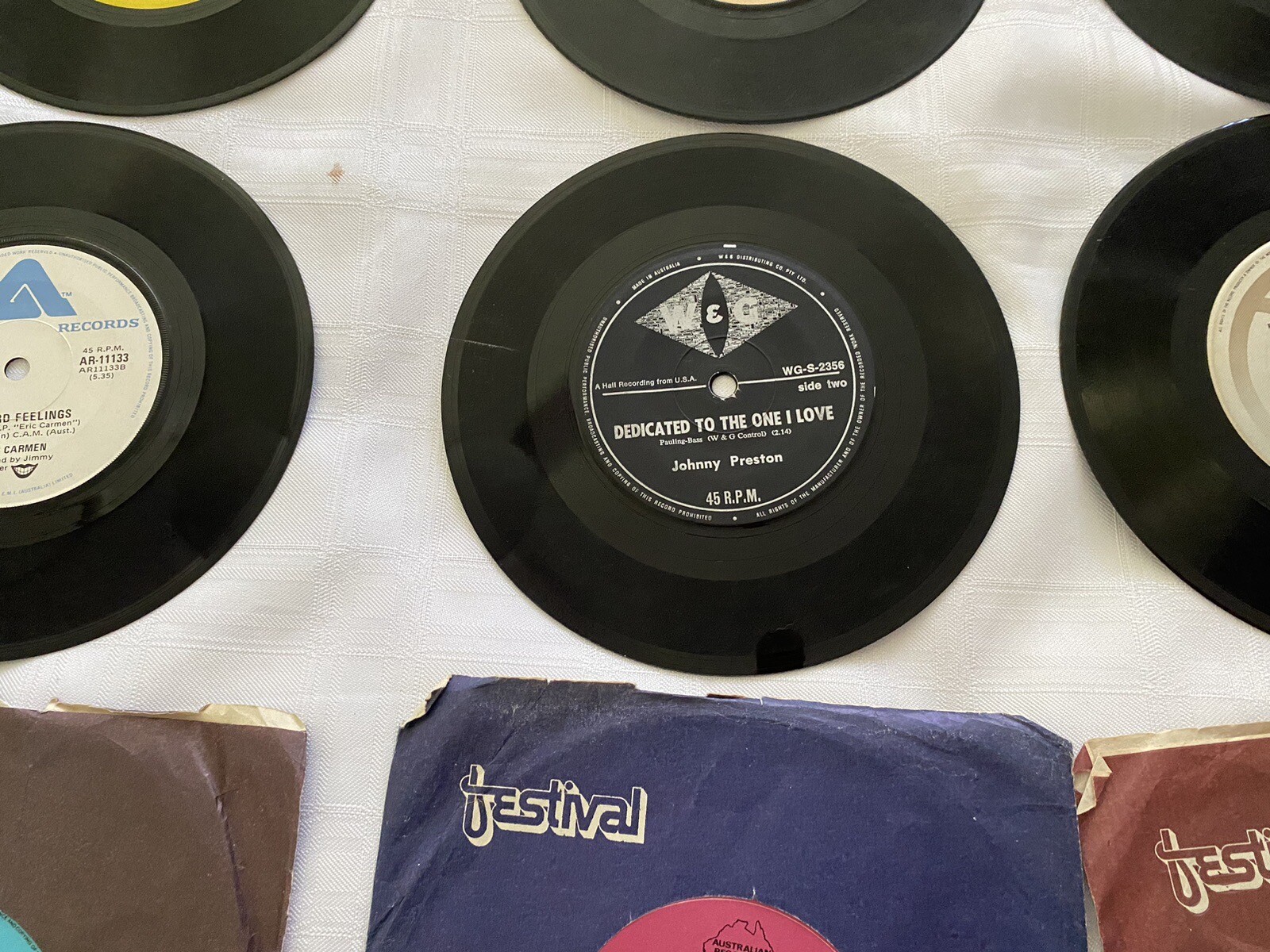 45 rpm vinyl records bulk x 20 7' Singles 70's & 80's eBay