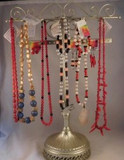 Coral, MoP, Pearl Necklaces Bracelets Earrings and Sets by Healing Light Stones