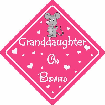 ENKELIN AN BORD MAUS Autoschild Aufkleber Baby Kind Kinder Sicherheit Kinder