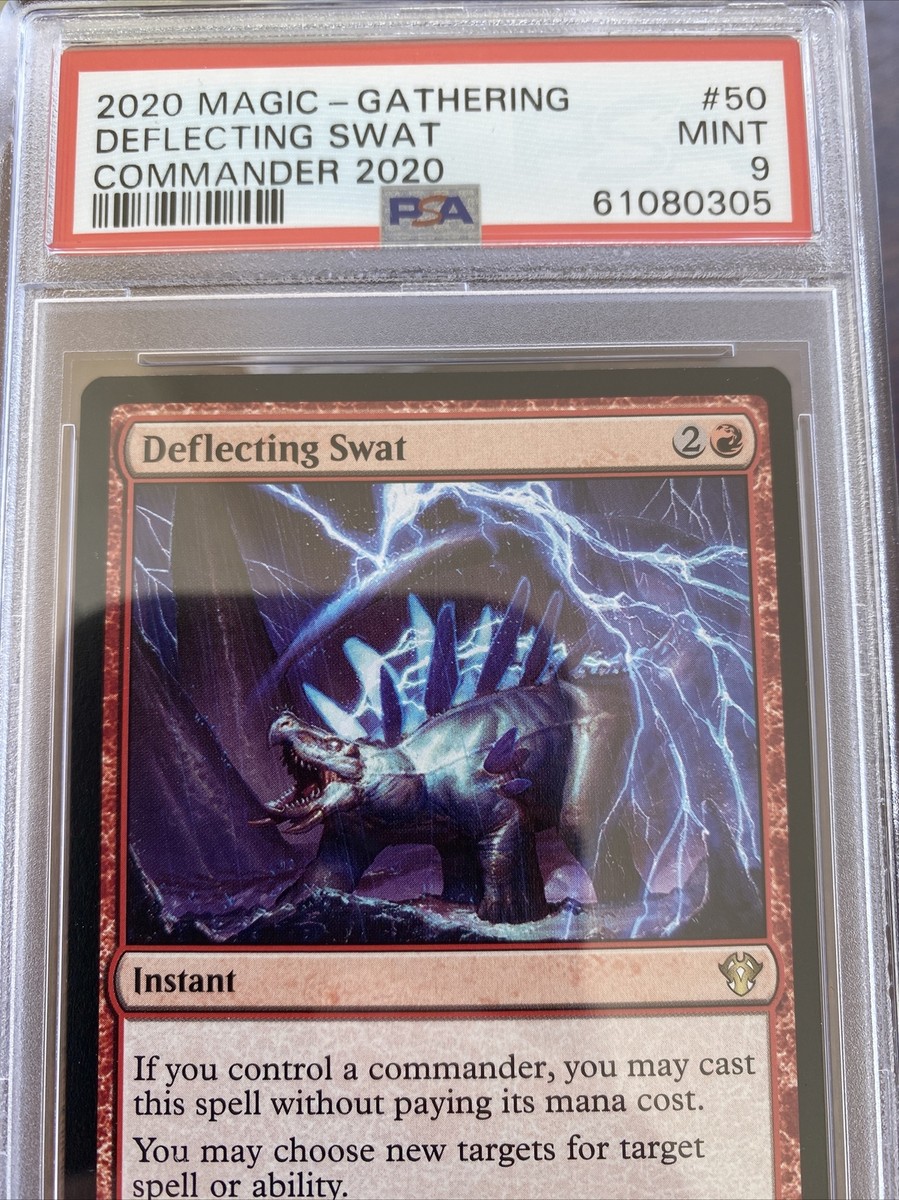 mtg cards like deflecting swat #mtgcommander #mtgedh #mtgcards #mtglife #dailymtg #mtgart #mtgalter #mtgalters #mtgalteredart #magicthegathering #aetherdrift #tarkirdragonstorm #edgeofeternities If you are not sure if you like this product or not PSA 9 Mint Pop 1