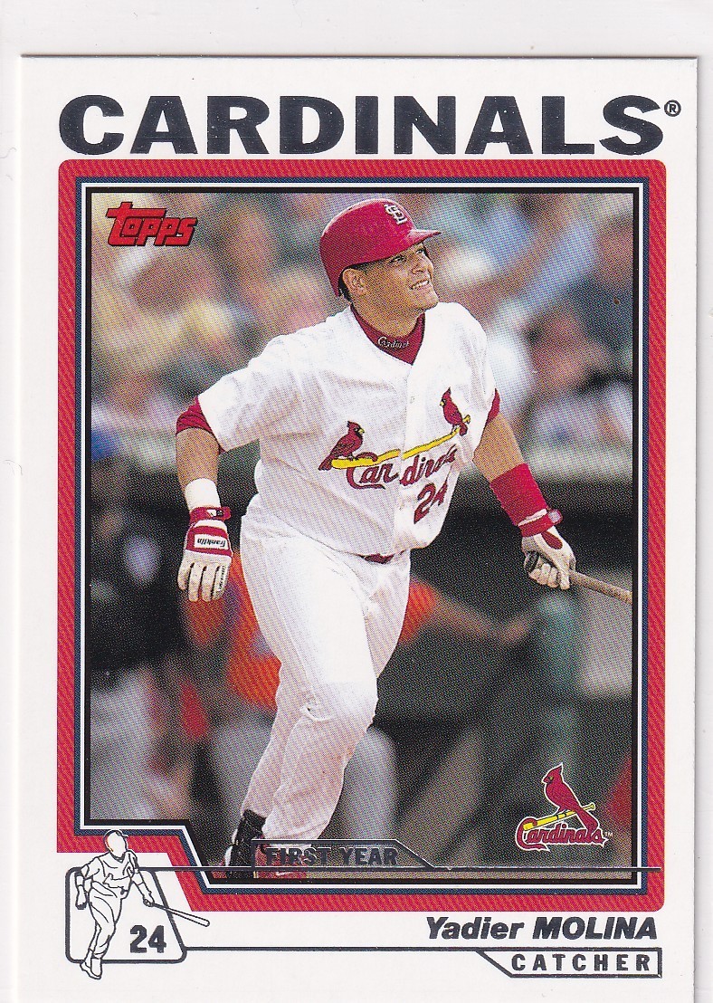 Yadier Molina 2004 Topps #324 (RC) St. Louis Cardinals Rookie Card