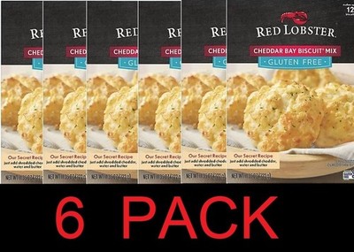 Red Lobster Cheddar Bay Biscuit Mix GLUTEN FREE 11.36 oz Box - 6 PACK