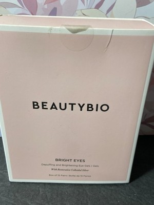BeautyBio Bright Eyes Depuffing & Brightening Eye Gels 15 Pairs Collodial Silver