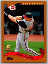 2002 Topps #440 Adam Dunn Base Gold Cup Reds