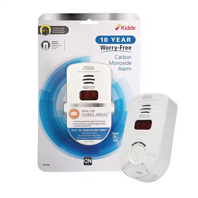 Kidde 900-0280 10-Year Worry-Free Plug-In Carbon Monoxide Detector with Display