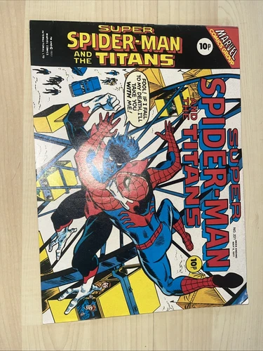 Super Spider-Man and the Titans 221 (1977) Vintage Marvel U.K. Weekly
