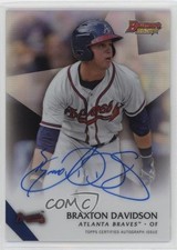 2015 Bowman's Best of Refractor Braxton Davidson #B15-BD Auto fm0