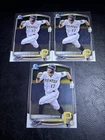 2025 Bowman Chrome Prospects Konnor Griffin #BCP-86 Lot of 3 Cards - Pirates