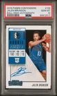 Jalen Brunson RC On Card Auto 2018 Contenders Rookie Ticket #105