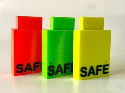 Mag-Flag - Fits AICS Cuts - Magazine based Chamber Flag - Holds Bolt to the rear