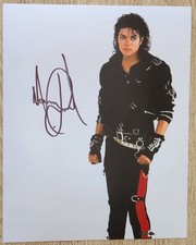 Michael Jackson Signed 8x10 with COA
