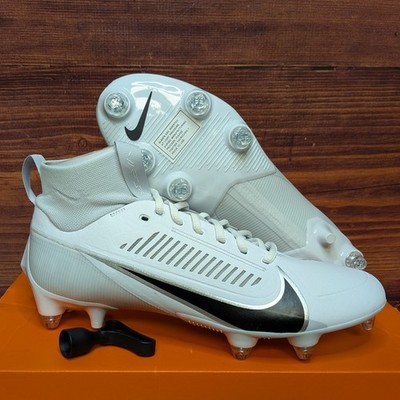Nike Vapor Edge Pro 360 2 D P Men's 11.5 White Black Detachable Football Cleats