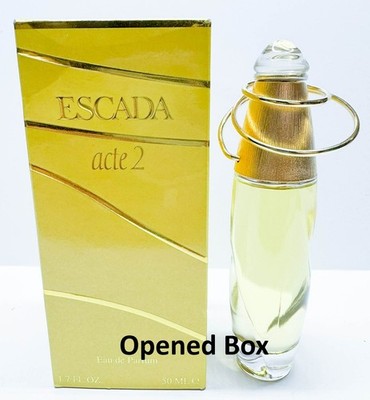 Escada Acte 2 For Women Perfume 1.7 Ounce @ 50 ml EDP Women Splash * Open Box