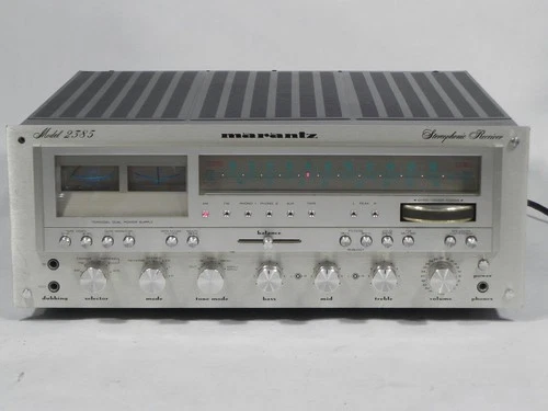 Vintage Marantz 2385 Silver Face Stereo Receiver Amplifier - Audio Issues