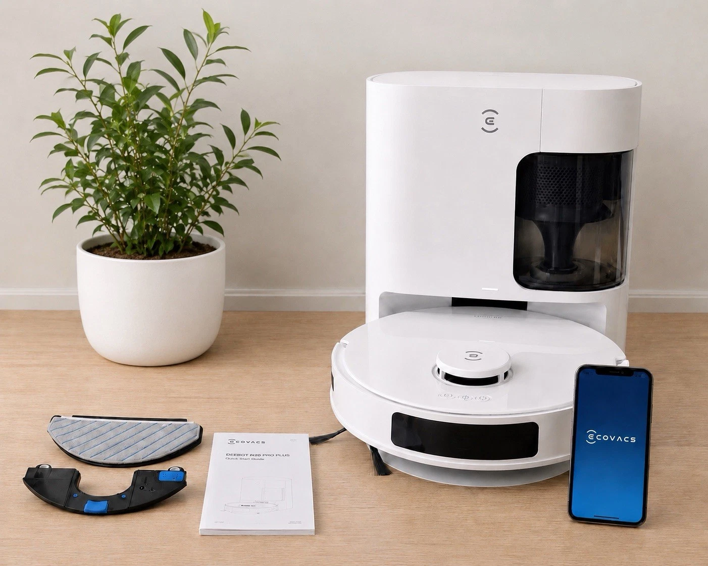 ECOVACS DEEBOT N20 PLUS Robot Vacuum+Mop Mapping Auto- Empty Excellent Condition
Opens in a new wind
