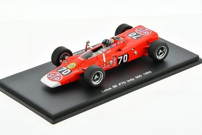 F1 LOTUS 56 #70 Graham Hill Indianapolis 500 1968 1/43 SPARK S1761