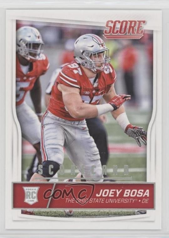 2016 Score Rookies Scorecard Joey Bosa #397 5cb