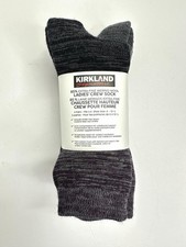 Kirkland Signature Extra-Fine Merino Wool Ladies Crew Socks Multicolor