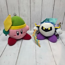 Nintendo Kirby Game Meta Knight With Sword Small Plushie Stuffed Toy 5  Bundle
