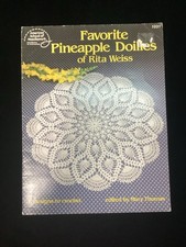 Vintage 1999 Pineapple Doilies Crochet Patter...