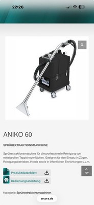 Arcora ANIKO 60 Sprühextraktionsgerät
