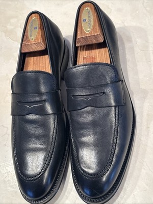 BRUNO MAGLI  COSMO  MENS BLACK LEATHER PENNY LOAFER SIZE 9M $325