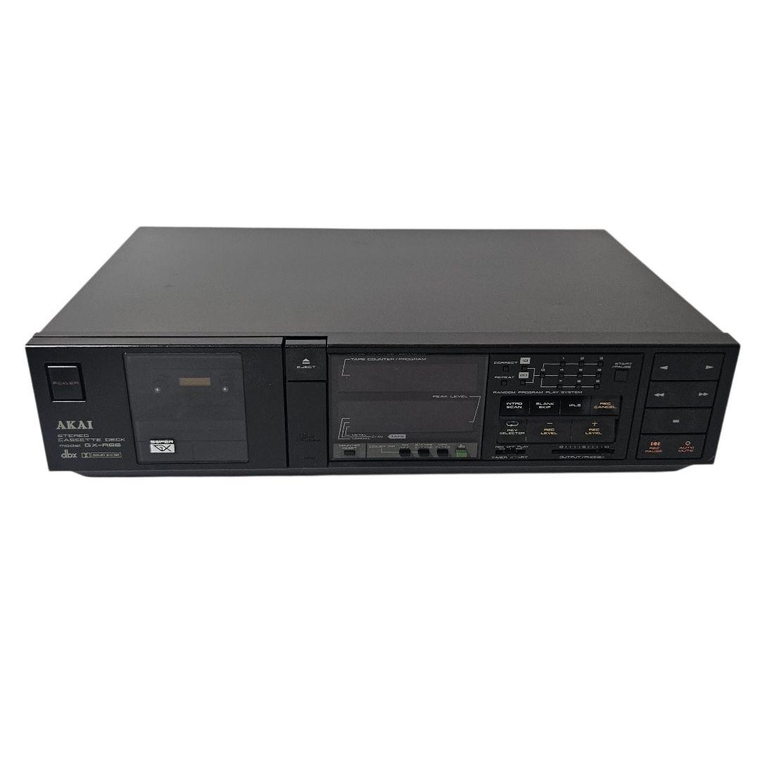 AKAI アカイ GX-R66 ステレオカセットデッキ AKAI GX-R66 Stereo Cassette Deck Super GX Head Auto Reverse Tested