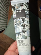 IGK Expensive Clear Gloss Hair Top Coat, High...