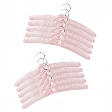 Padded Hangers for Women Clothing Satin Hangers Padded Hanger for Sweaters No...