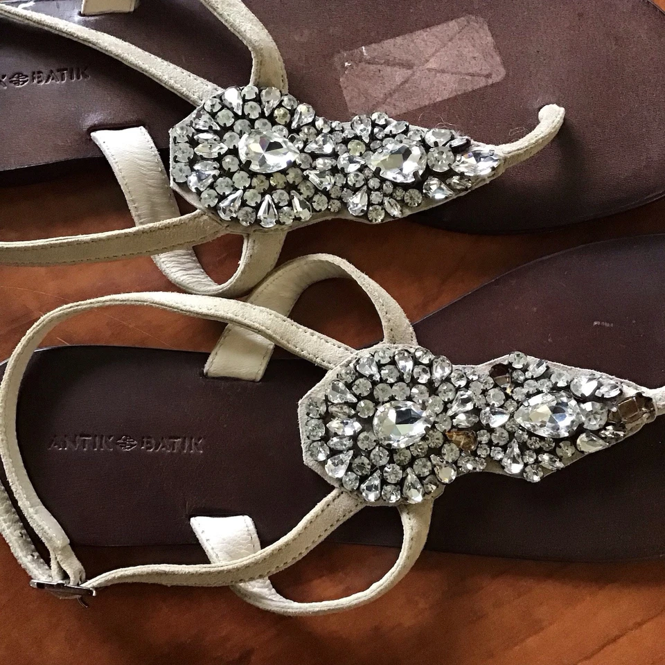 Sandalia maya antigua Bantik estrás topo (talla 40) Foto 4 de 4