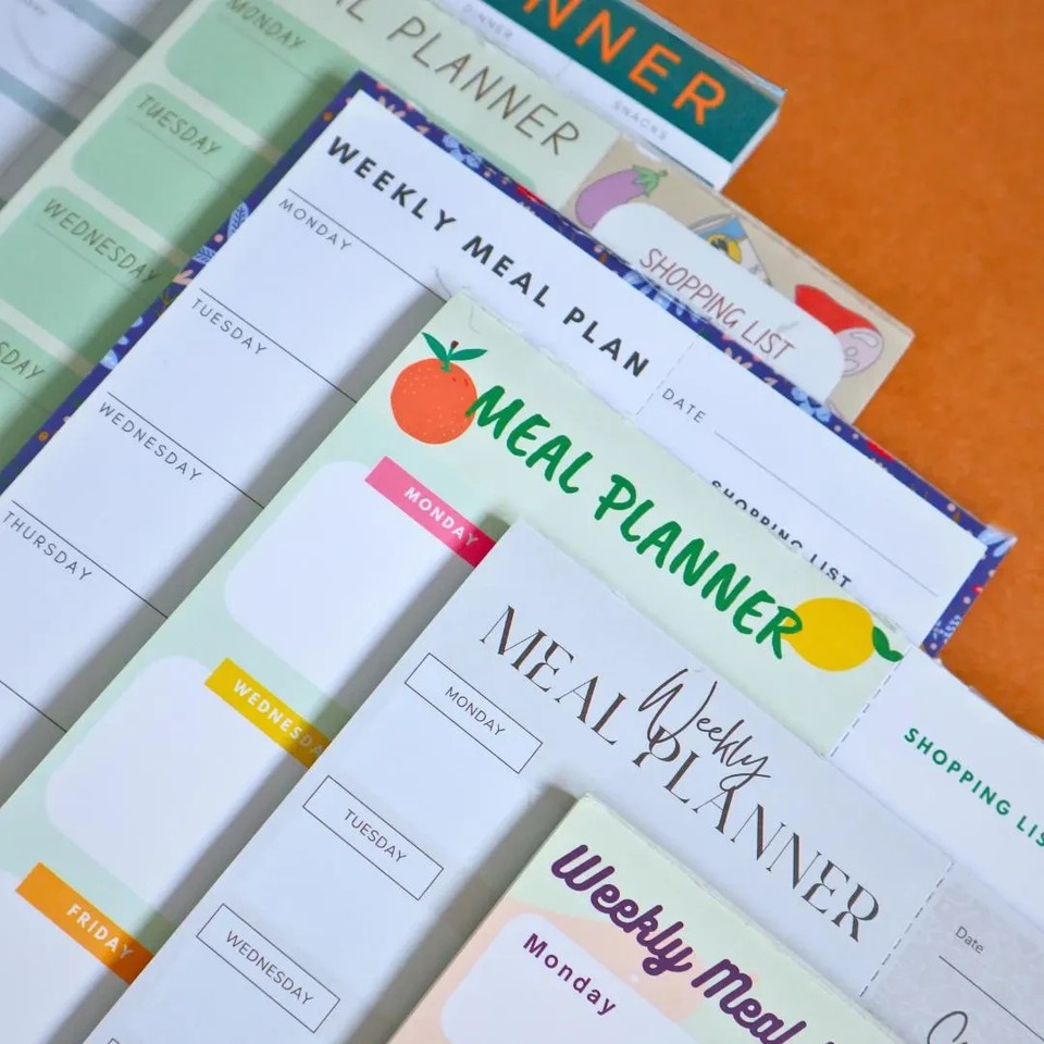Planificador De Comidas Semanal Magnético A5 De 52 Hojas
