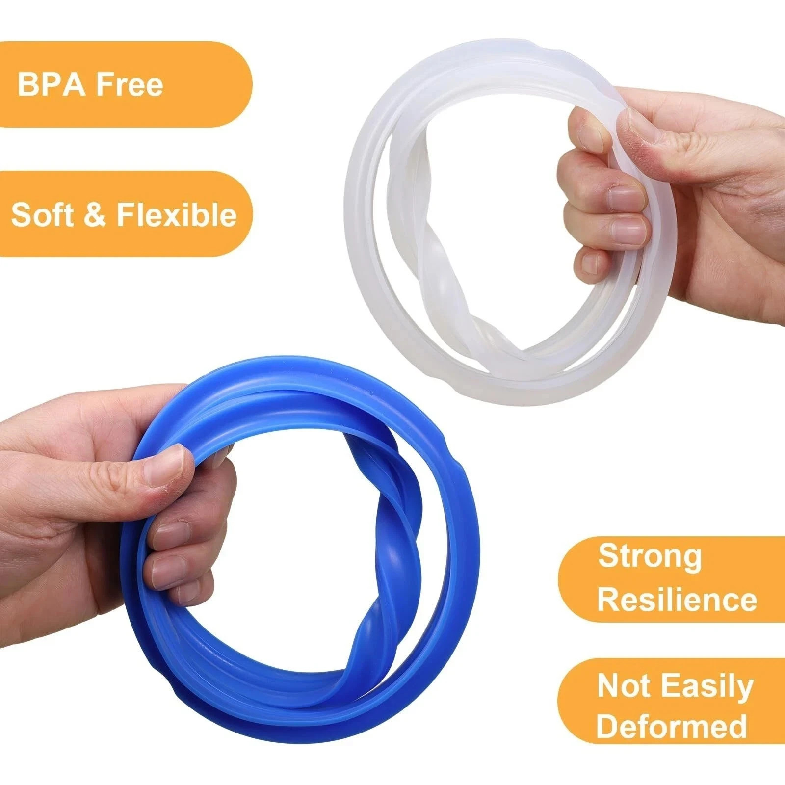 2 Pack Sealing Ring 8qt for Instant Pot Sealing Ring 8 Quart, Silicone Gasket
