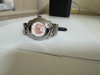 NOS Ladies  Glam Rock Palm Beach swiss made stainless steel watch 40mm