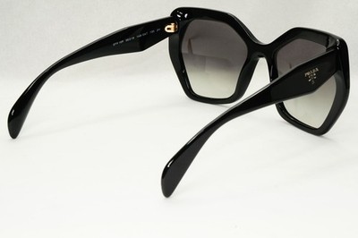 Prada Sunglasses Hexagon Black Grey Gradient Square PR16RS SPR 16R