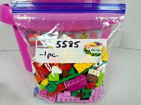LEGO (5585) Pink Brick Box: 2 Complete Sets, Some Sealed Bags Manual (-1 piece)