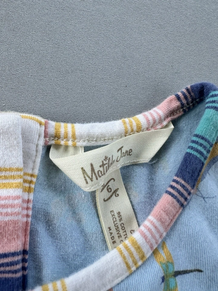 Matilda Jane Romper Jumpsuit Girls Size 6 - Image 4 of 4