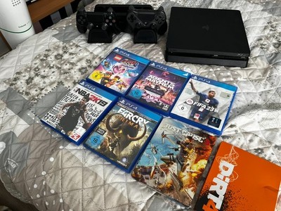 PS4 Slim 500GB + 7 Spiele