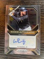 2021 Prizm Baseball, Will Craig, Rookie Autographs, Base, No. RA-WC